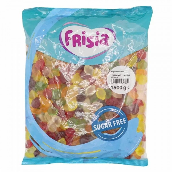 Fruit Salad - Sugar Free Jellies Gums Sweets Frisia Astra Sweets 1.5kg