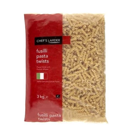 Fusilli Chef's Larder Pasta Bulk Pack 3kg