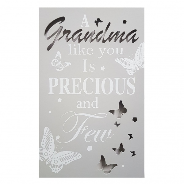 Grandma - Light Up LED Sentimental Wooden Wall Word Art by David Fischhoff