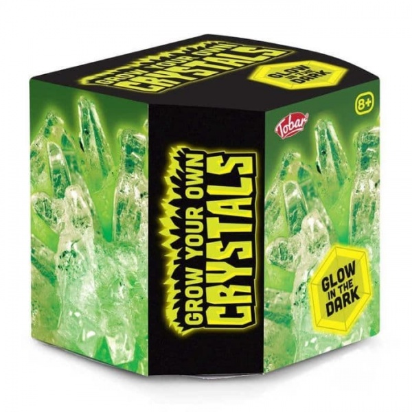 Grow Your Own Glow In The Dark Crystals Tobar Arts & Crafts Growing Kit