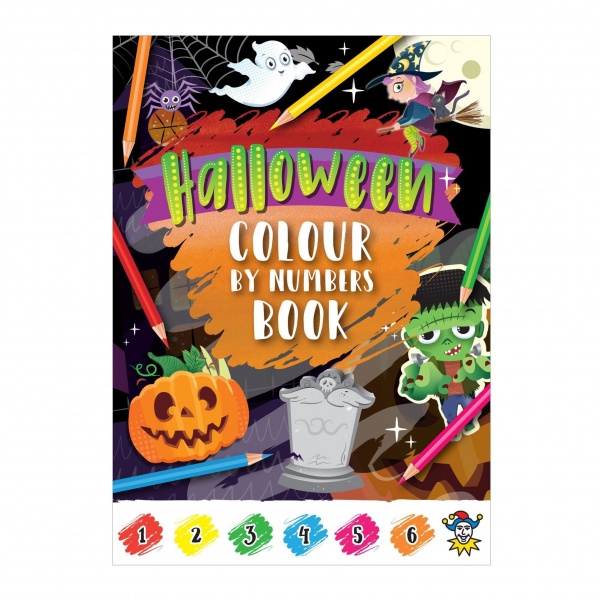 Halloween Colour By Numbers Mini Colouring Book
