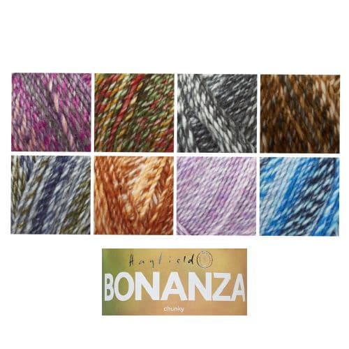 Hayfield Bonanza Chunky Variegated Yarn Sirdar 400g