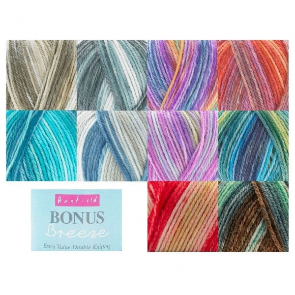 Hayfield Bonus Breeze DK Variegated Yarn Sirdar 100g