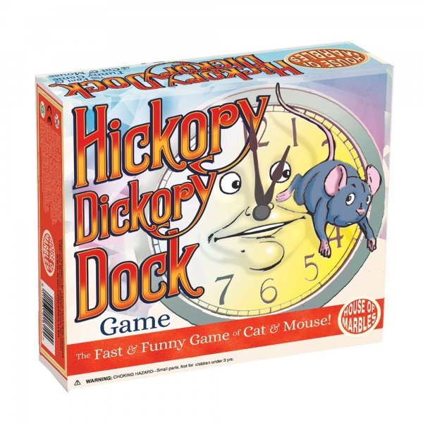 Hickory Dickory Dock Cat & Mouse Traditional Game By House Of Marbles - Age 3 Plus