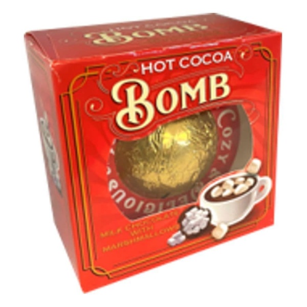 Hot Cocoa Bomb Milk Chocolate With Mini Marshmallows Rose Confectionery 24g