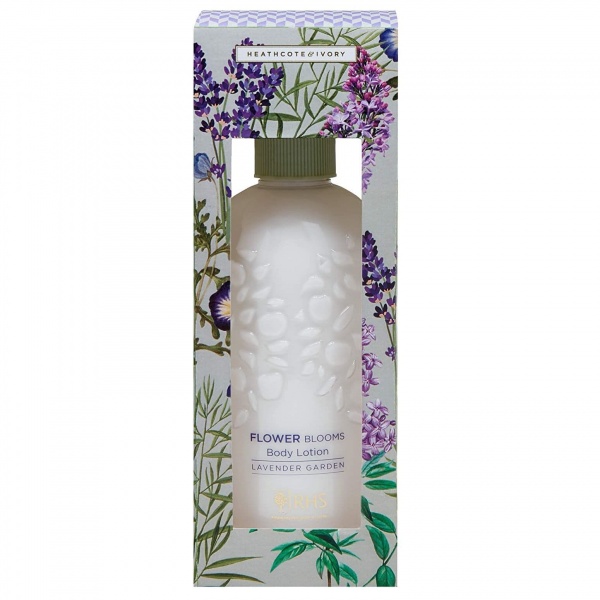 Lavender Garden - RHS Flower Blooms Scented Body Lotion 300ml Heathcote & Ivory