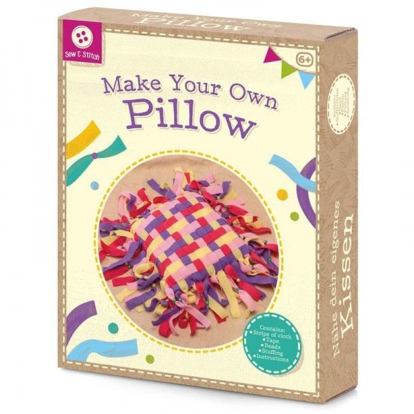 Make Your Own Pillow -  Fabric Weaving Arts & Crafts (Age 6+)