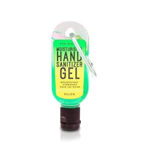 Melon Neon Collection Clip & Clean Moisturising Travel Hand Sanitizer Gel 30ml Mad Beauty