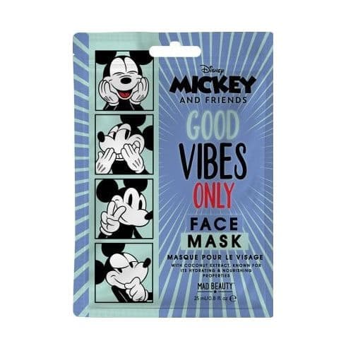 Mickey Mouse Coconut Scented Disney Mickey And Friends Sheet Face Mask Mad Beauty