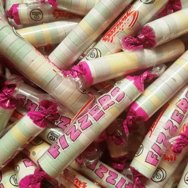 Mini Fruit Fizzers Candy Sweets Rolls Swizzels Matlow 7g