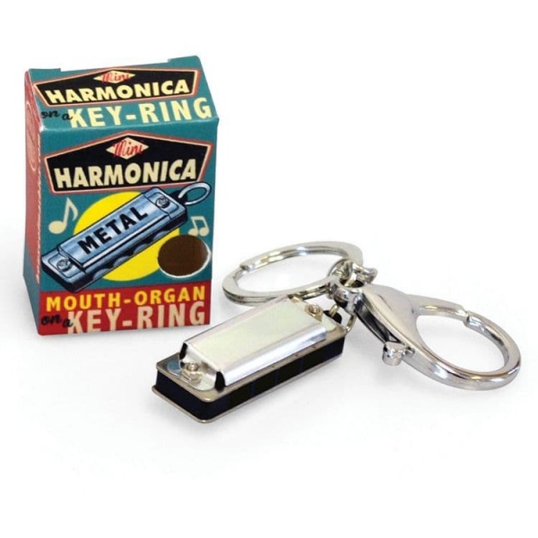 Mini Harmonica Keyring Mouth-Organ House Of Marbles