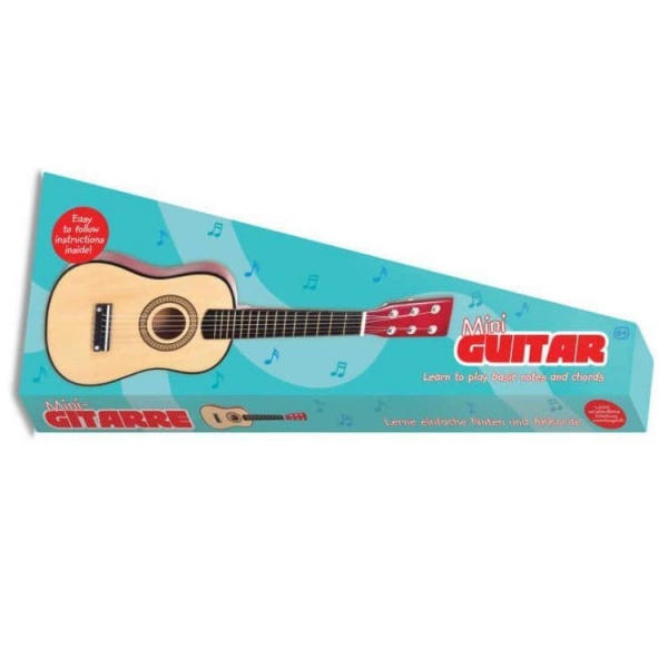 Mini Wooden Acoustic Guitar - Steel Strings Toy Musical Instrument Tobar