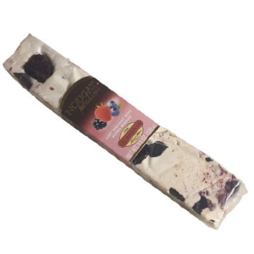 Mixed Berries Fruits Deluxe Soft Nougat Italian Sweets Quaranta 100g