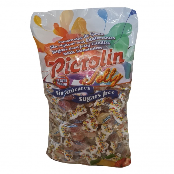Mixed Fruit Mini Jellies No Added Sugar Free Pick & Mix Sweets Jelly Pictolin 1kg