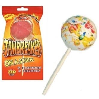 Monster Jawbreak On A Stick - Zed Candy Sweets Lolly