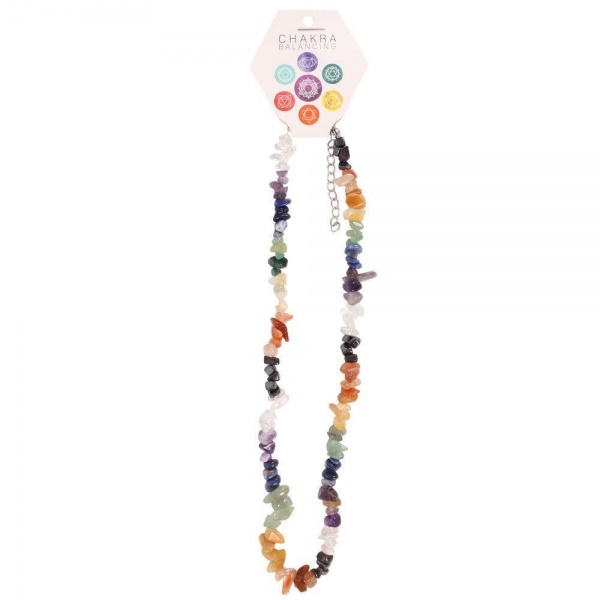 Multi-Coloured Crystal Chakra Necklace 45cm / 18'' Spirit of Equinox