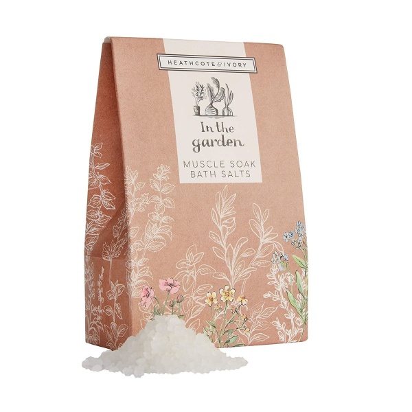 Muscle Soak Bath Salts - In The Garden 200g Heathcote & Ivory