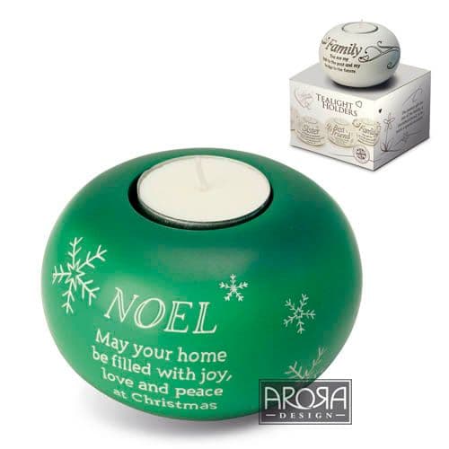 Noel 7311 - Tealight Candle Holder - Said With Sentiment by Arora Design