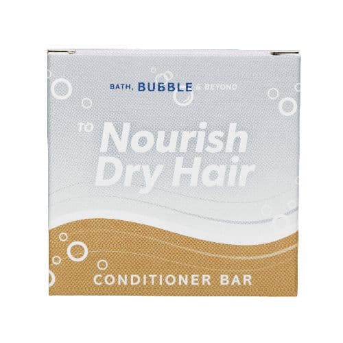 Nourish Dry Hair Brown Box Conditioner Bar - Bath Bubble & Beyond 45g