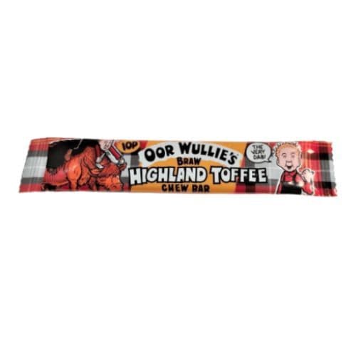 Oor Wullie's Braw Highland Toffee Chew Bar Rose Confectionery 11g