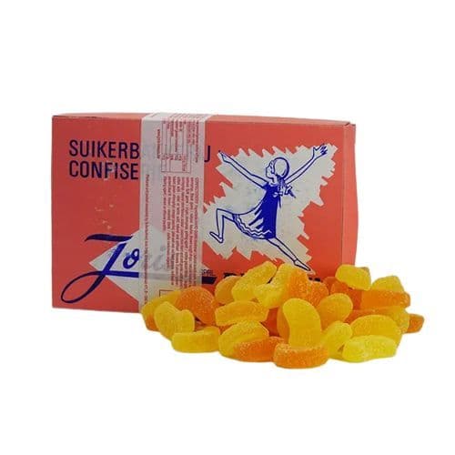 Orange Lemon Flavour Soft Jellies Drops Gift Box Joris 1kg