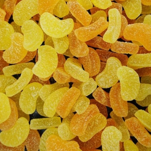 Orange & Lemon Segments Soft Jellies Pick & Mix Sweets Joris 100g