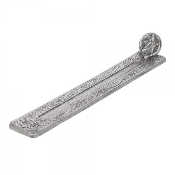 Pentagram Silver Metal Incense Sticks Burner Ash Catcher