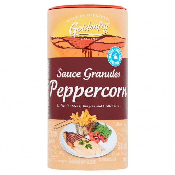 Peppercorn Sauce Granules Goldenfry Tub 230g