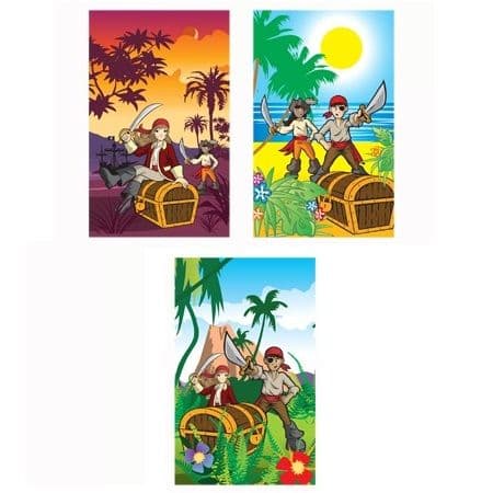 Pirates Notebook Notepad Jotter - Boys Party Bag Fillers