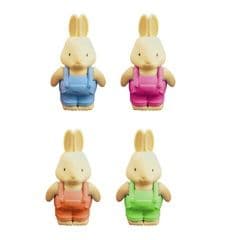 Rabbit - Novelty 3D Erasers Rubbers PINK BLUE GREEN or ORANGE (1)