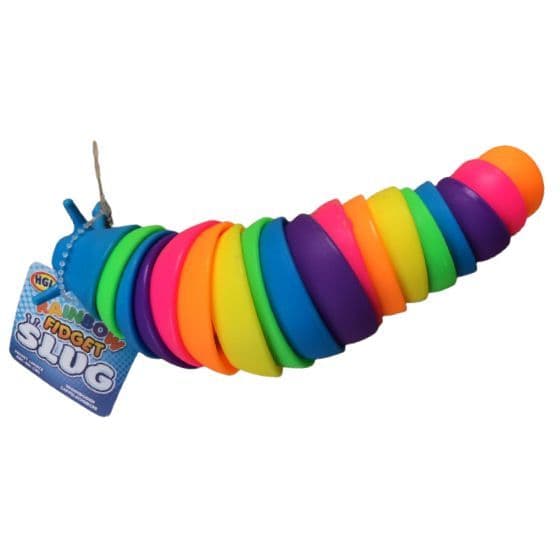 Rainbow Fidget Slug Sensory Toys HGL H Grossman