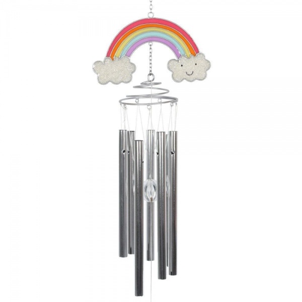 Rainbow Windchime - 71cm Hanging  Garden Sun Catcher Wind Chimes