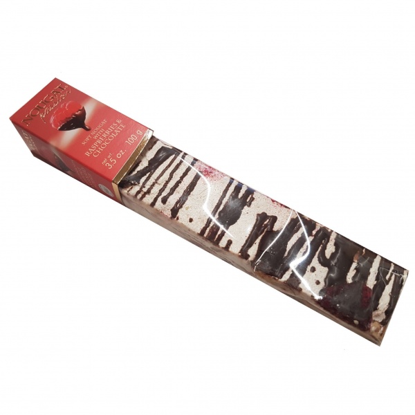 Raspberries & Chocolate Desserts Deluxe Soft Nougat Italian Sweets Quaranta 100g