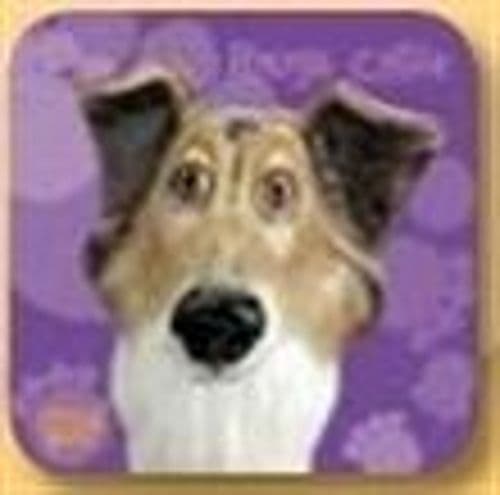 ROUGH COLLIE - Fun Dog Breed Coaster by Little Paws
