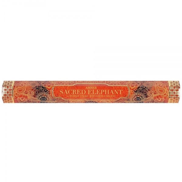 Sacred Elephant Amber Scented Indian Incense Sticks Sifcon