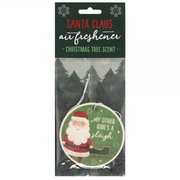 Santa Claus Christmas Tree Scented Car Air Freshener Jones Home & Gift