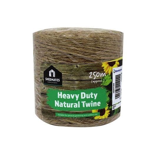 Shedmates Heavy Duty Natural Twine Kingfisher Garden 250m