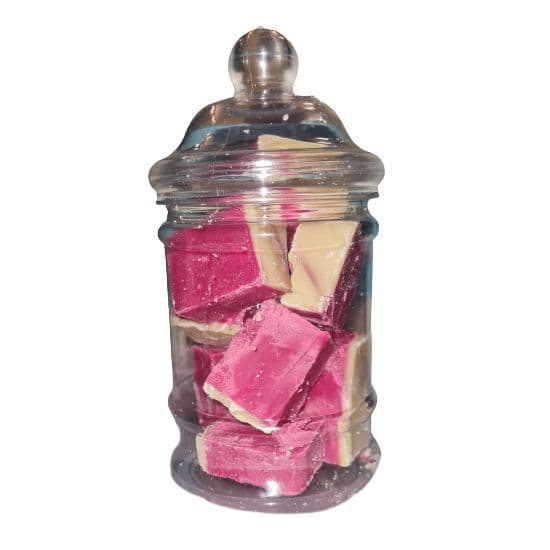 Small Victorian Gift Jar Mixed Flavours Luxury Hand Made Fudge Factory 200g (2 x 100g)