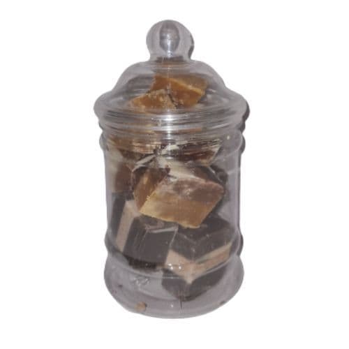 Small Victorian Gift Jar Vegan Dairy Free Flavours Luxury Hand Made Fudge Factory 200g (2 x 100g)