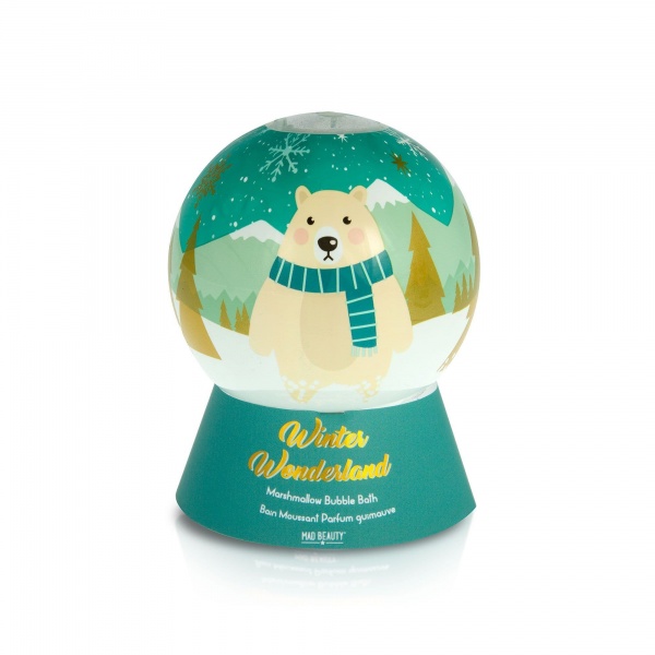 Snowglobe Winter Wonderland Bubble Bath 250ml Mad Beauty