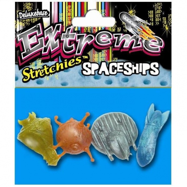 Spaceships Extreme Stretchies Small Stretchy Space Vehicles (Pack of 4)