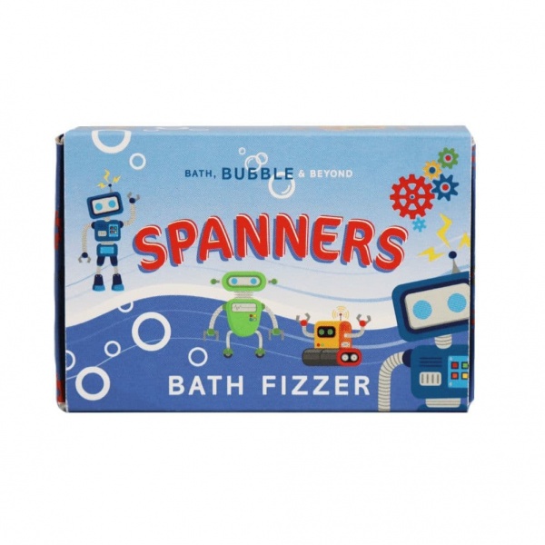 Spanners Robot Bath Fizzer Gift Box  Bath Bubble & Beyond 70g