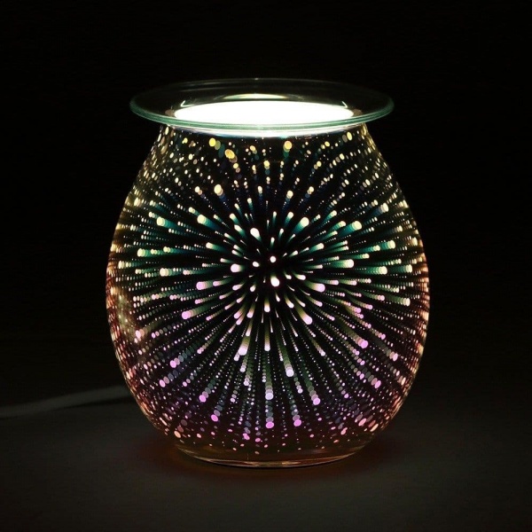 Star Effect Light Up Electric Oil Wax Melts Burner 41138