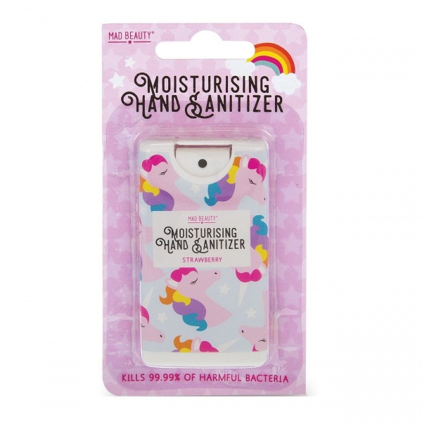 Strawberry Unicorn Moisturising Hand Sanitizer Spray 15ml Mad Beauty