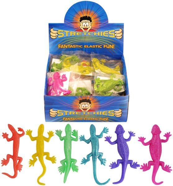 Stretchy Lizards - Stretchies Party Bag Fillers Favours Toys - Assorted Colours