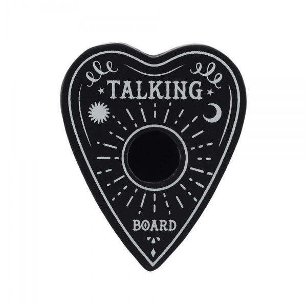 Talking Board Heart Black Spell Candle Holder Spirit of Equinox