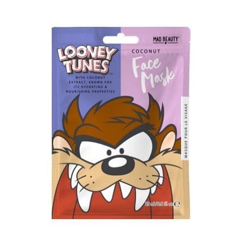 Taz Coconut Scented Looney Tunes Sheet Face Mask Mad Beauty