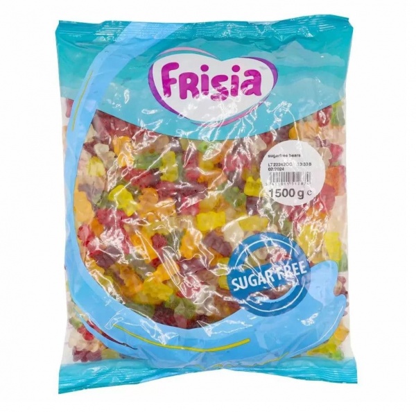 Teddy Bears - Sugar Free Jellies Gums Sweets Frisia Astra Sweets 1.5kg
