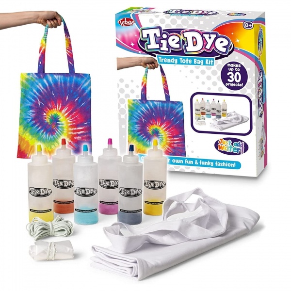 Tie Dye Tote Bag Kit Arts & Crafts Tobar 8+