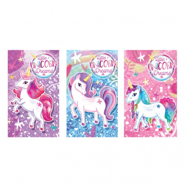Unicorns Notebook Notepad Jotter - Girls Party Bag Fillers